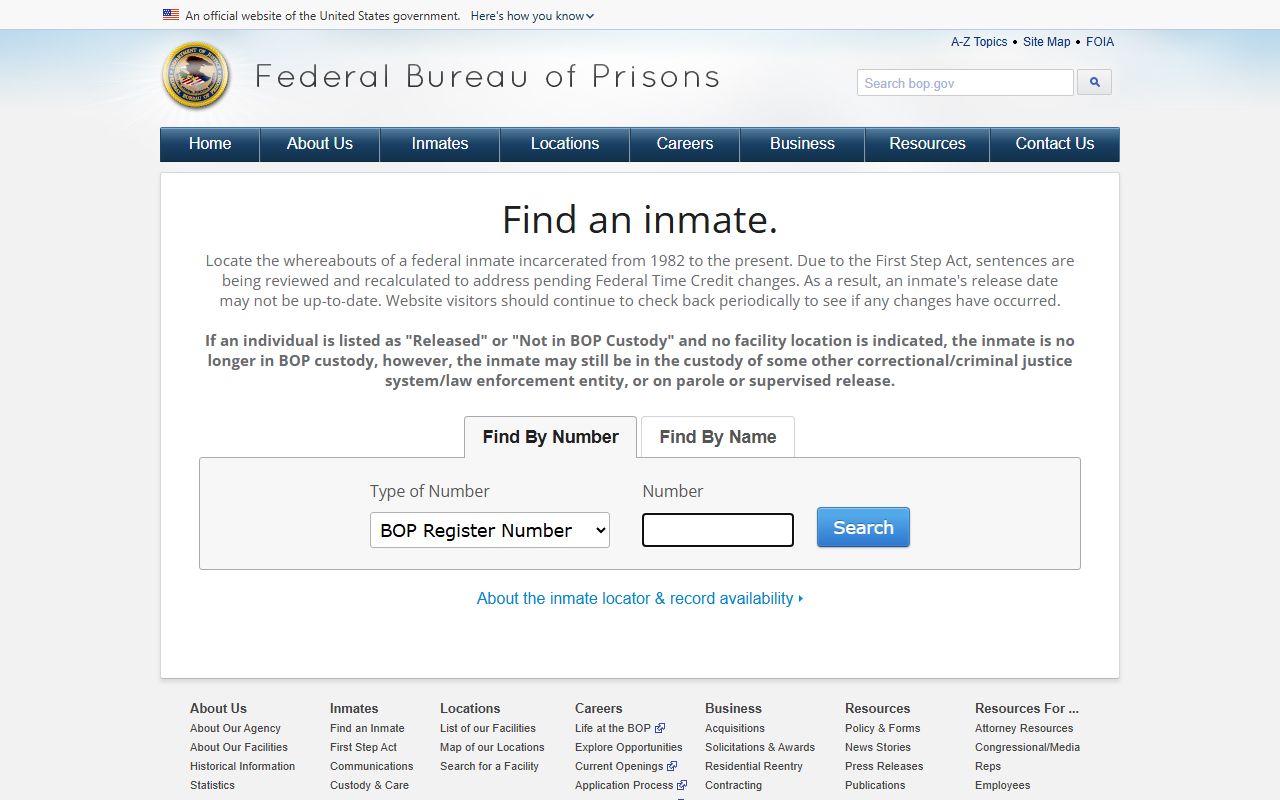 Kootenai County arrest records Federal Bureau of Prisons inmate locator